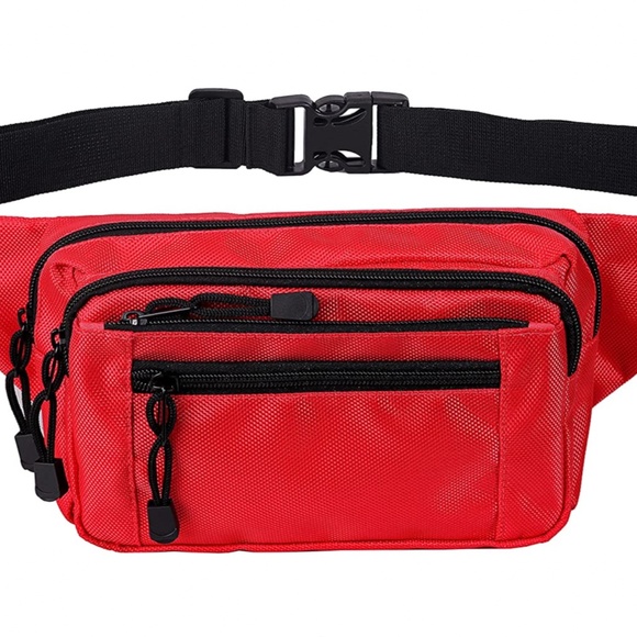 *NWT* Belt Bag Fanny Pack Crossbody Bag for Plus and Regular Size Unisex Black - Picture 9 of 10